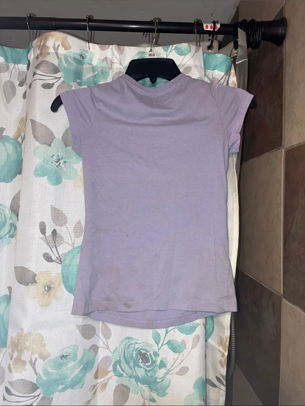 aerie Purple Girls' Cat with Cupcake Graphic Tee